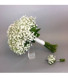 Bridal bouquet Gypsophelia