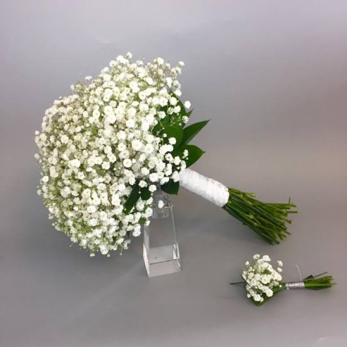 Bridal bouquet Gypsophelia