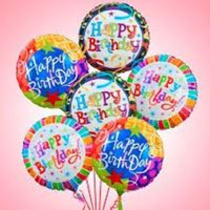 MYLAR BOUQUET - HAPPY BIRTHDAY