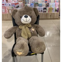 Teddy Bear 100cm Dark Brown