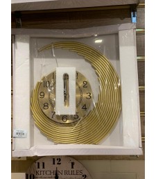 Golden Crescent wall Clock 