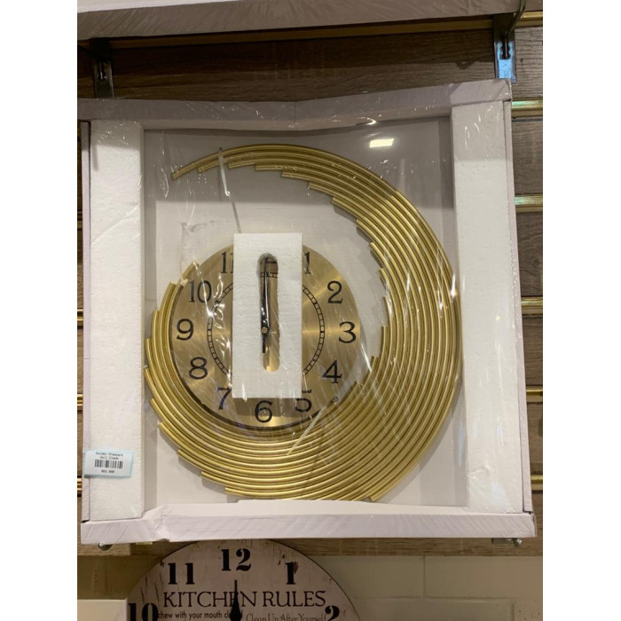 Golden Crescent wall Clock 