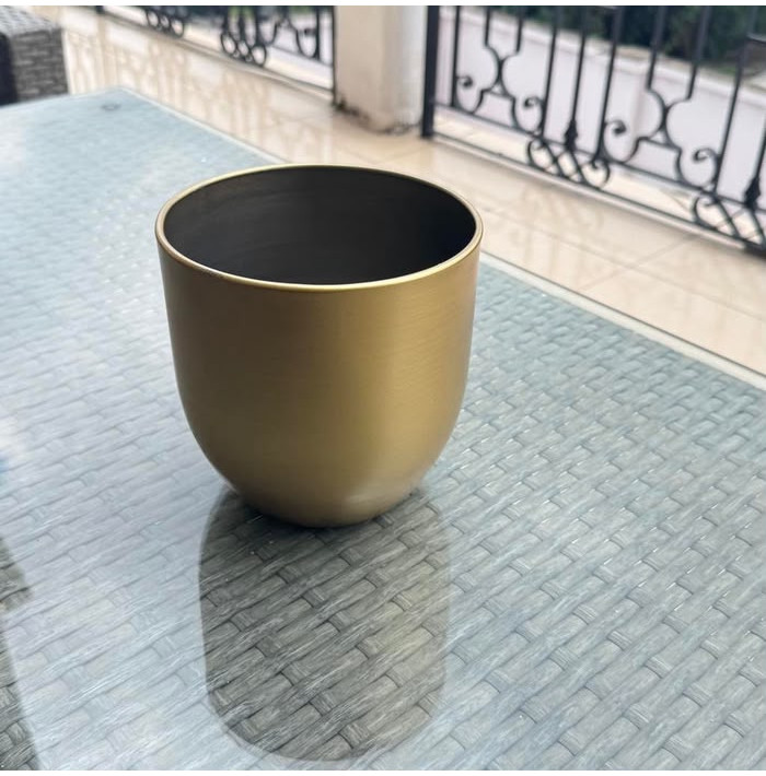 Gold Metallic Planter