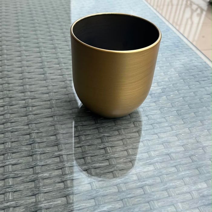 Gold Metallic Planter