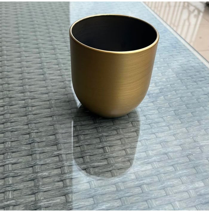 Gold Metallic Planter